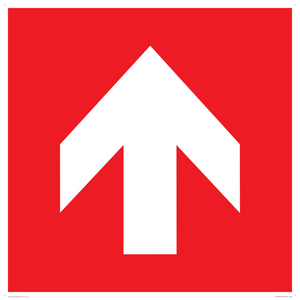 Up arrow (white on red background)